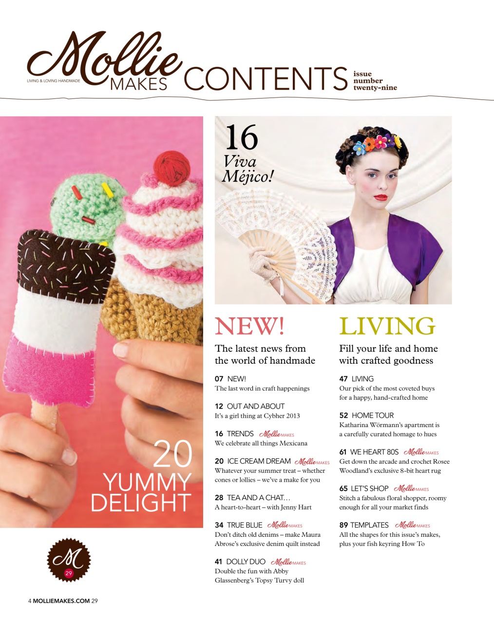 Mollie magazine Preview Pages