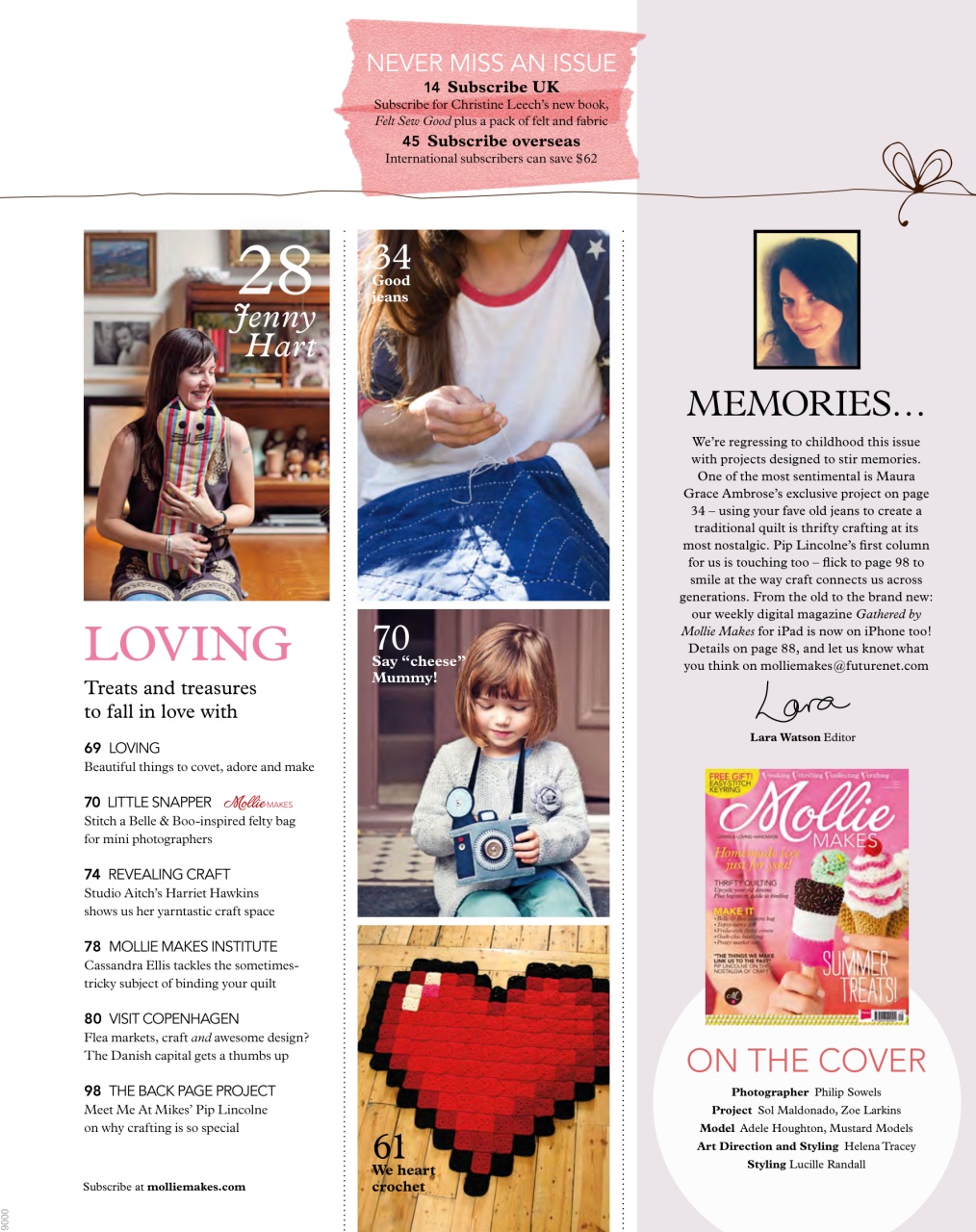 Mollie magazine Preview Pages