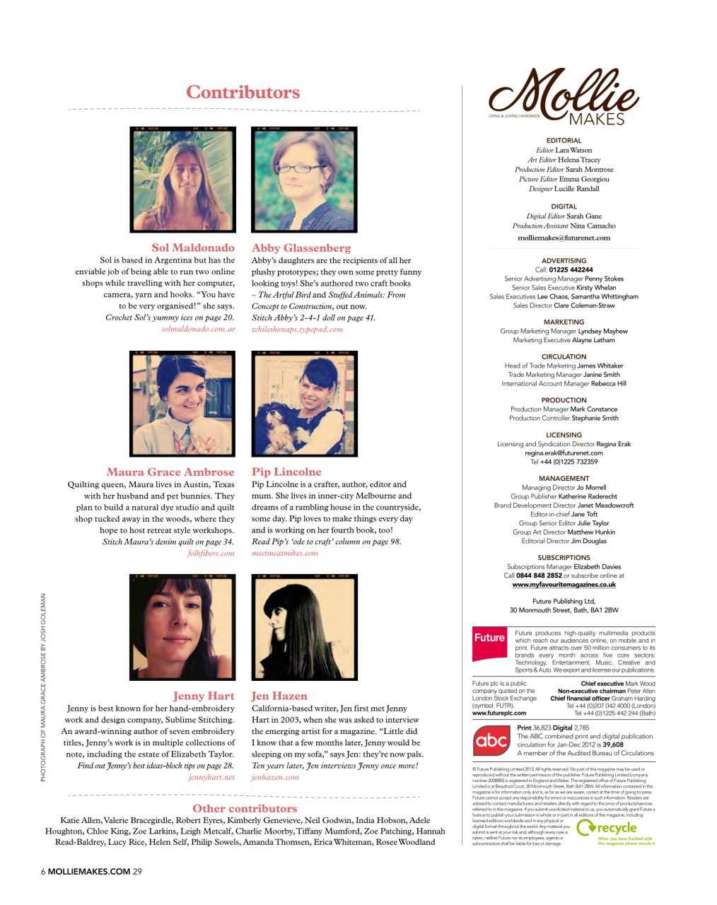 Mollie magazine Preview Pages