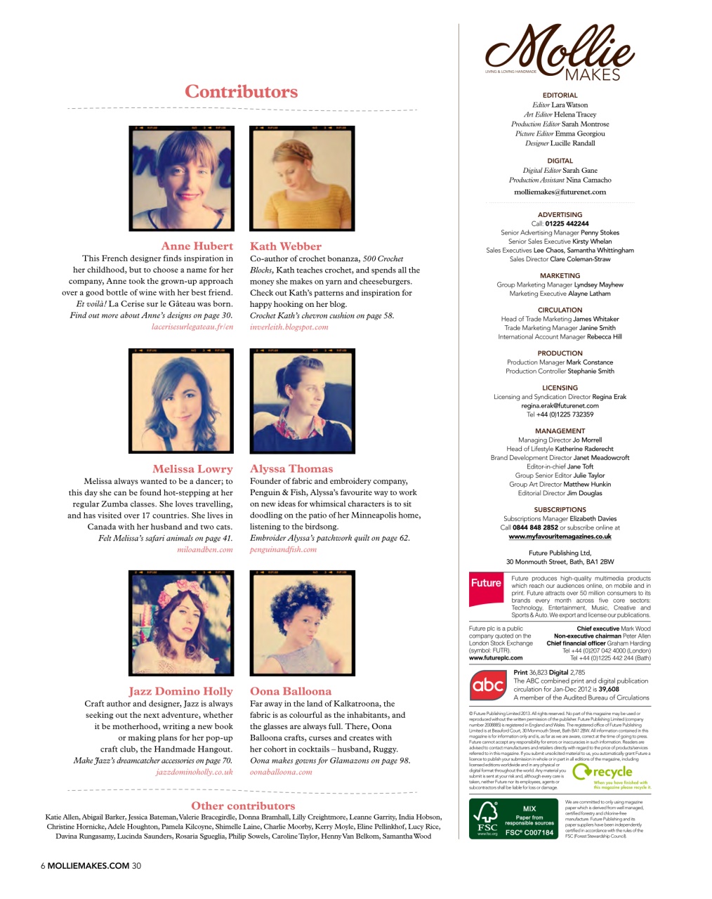 Mollie magazine Preview Pages