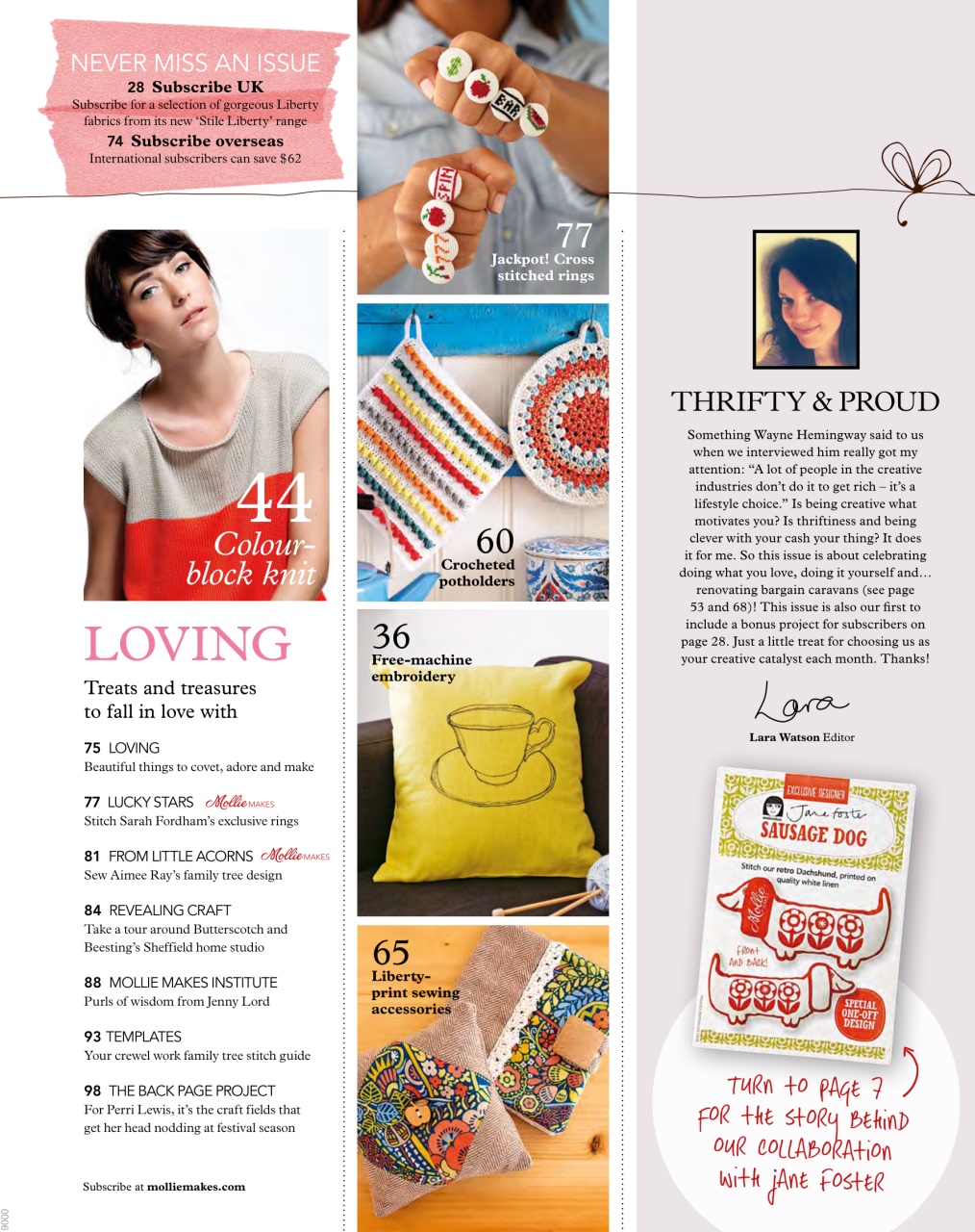 Mollie magazine Preview Pages