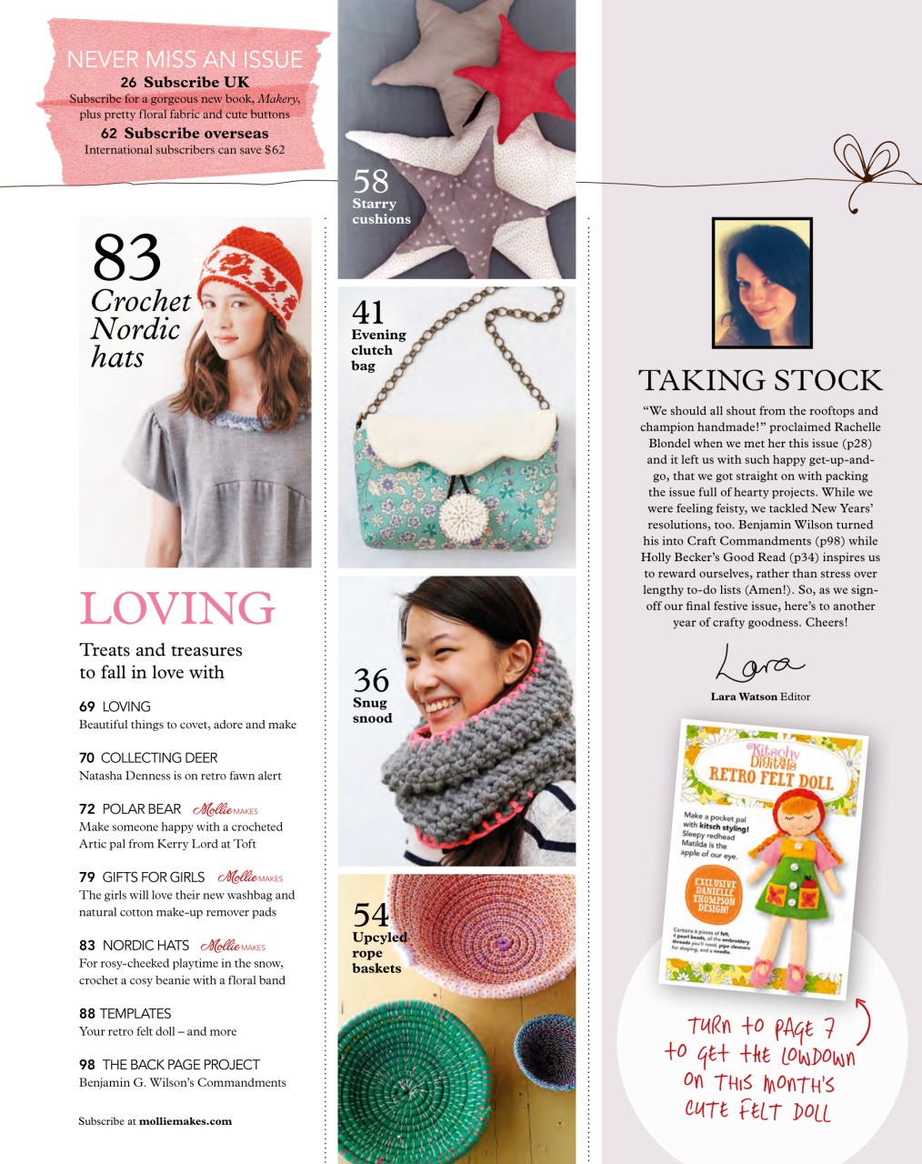 Mollie magazine Preview Pages