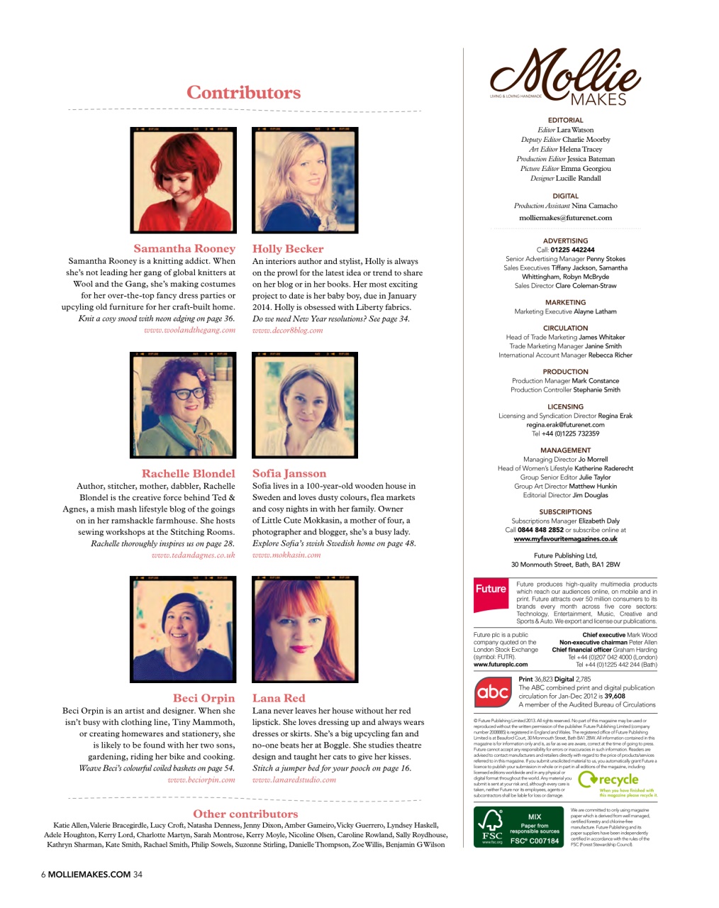 Mollie magazine Preview Pages