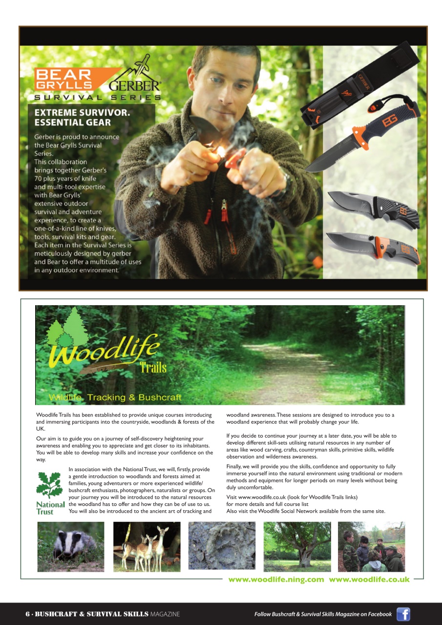 Bushcraft & Survival Skills Magazine Preview Pages