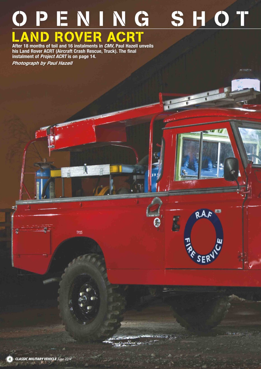Classic Military Vehicle Preview Pages