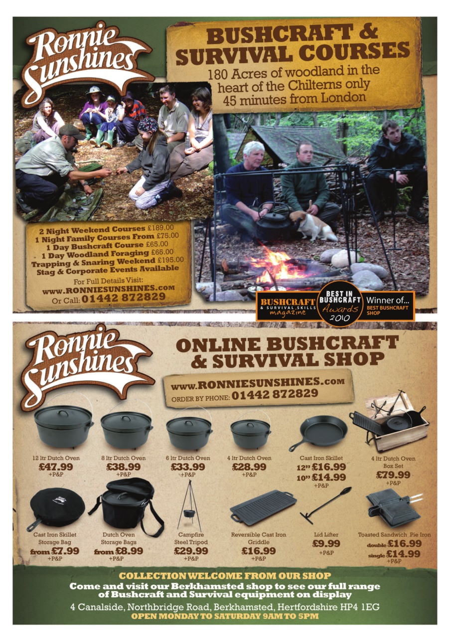 Bushcraft & Survival Skills Magazine Preview Pages