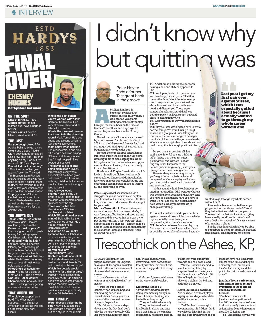 The Cricket Paper Preview Pages