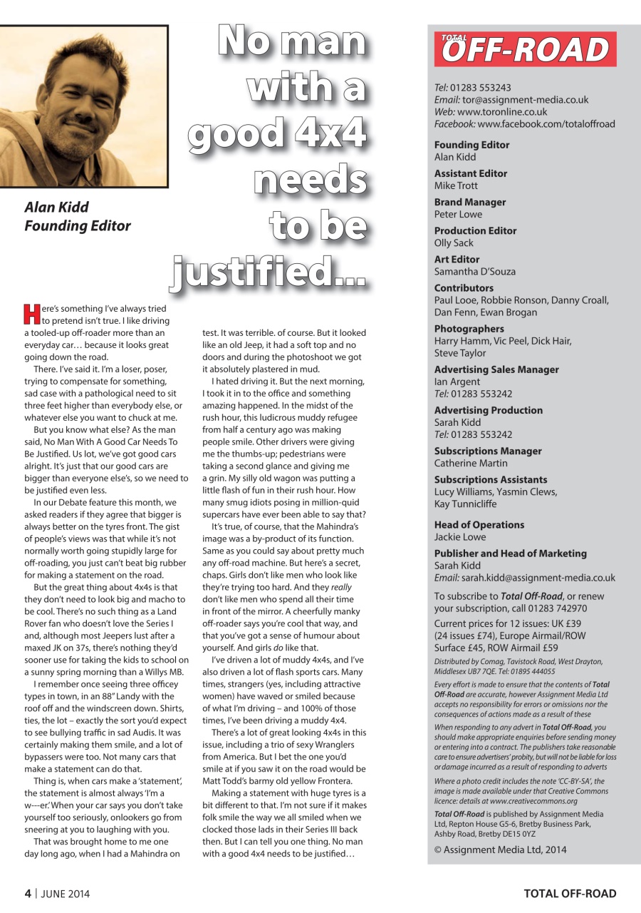 Overlander 4X4 Preview Pages