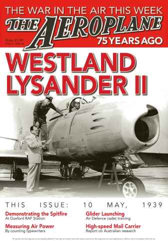 *34 Westland Lysander II issue *34 Westland Lysander II