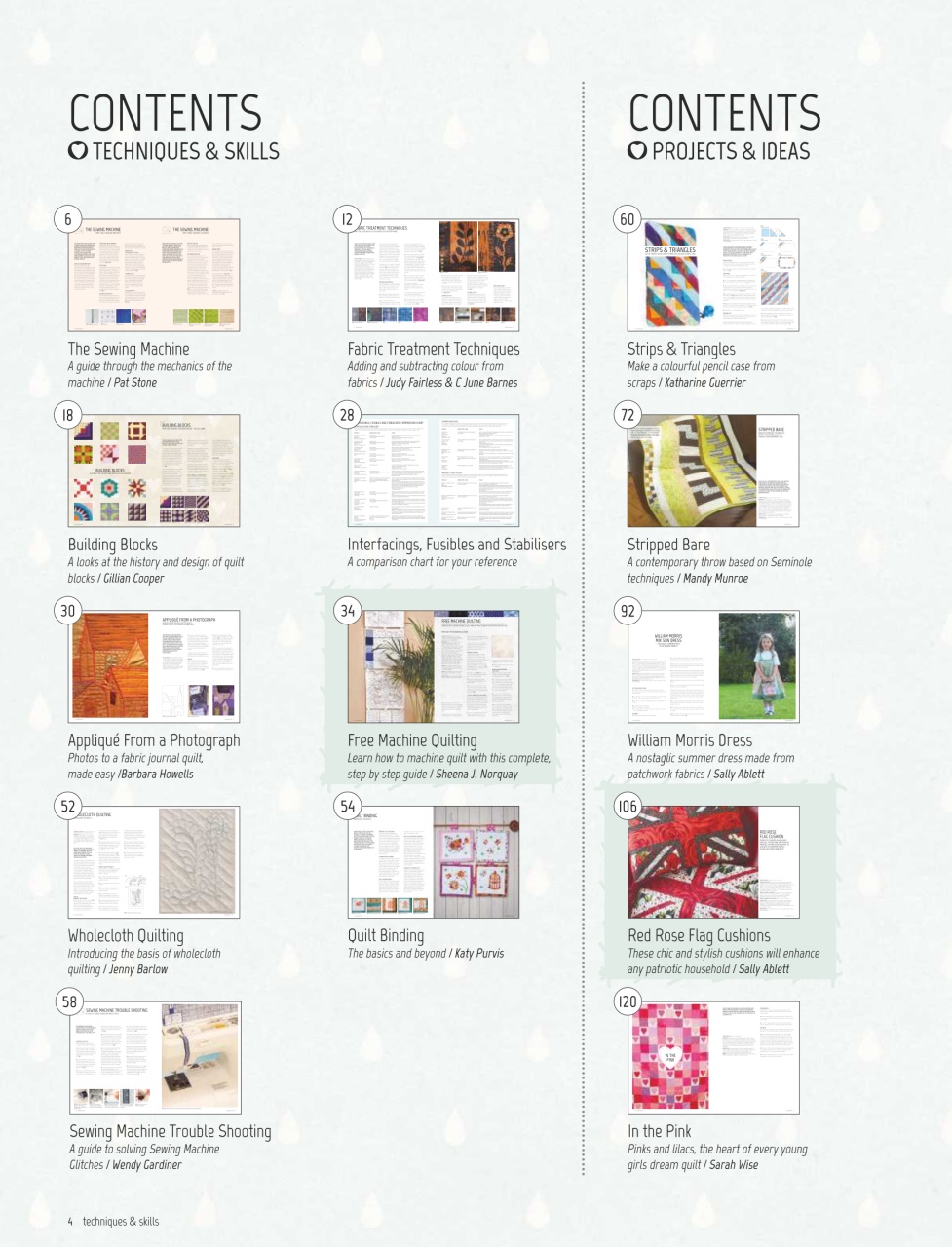 Popular Patchwork Magazine Preview Pages