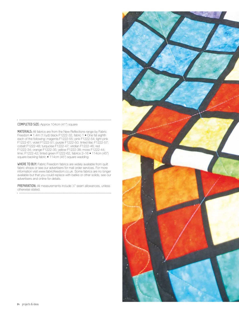 Popular Patchwork Magazine Preview Pages