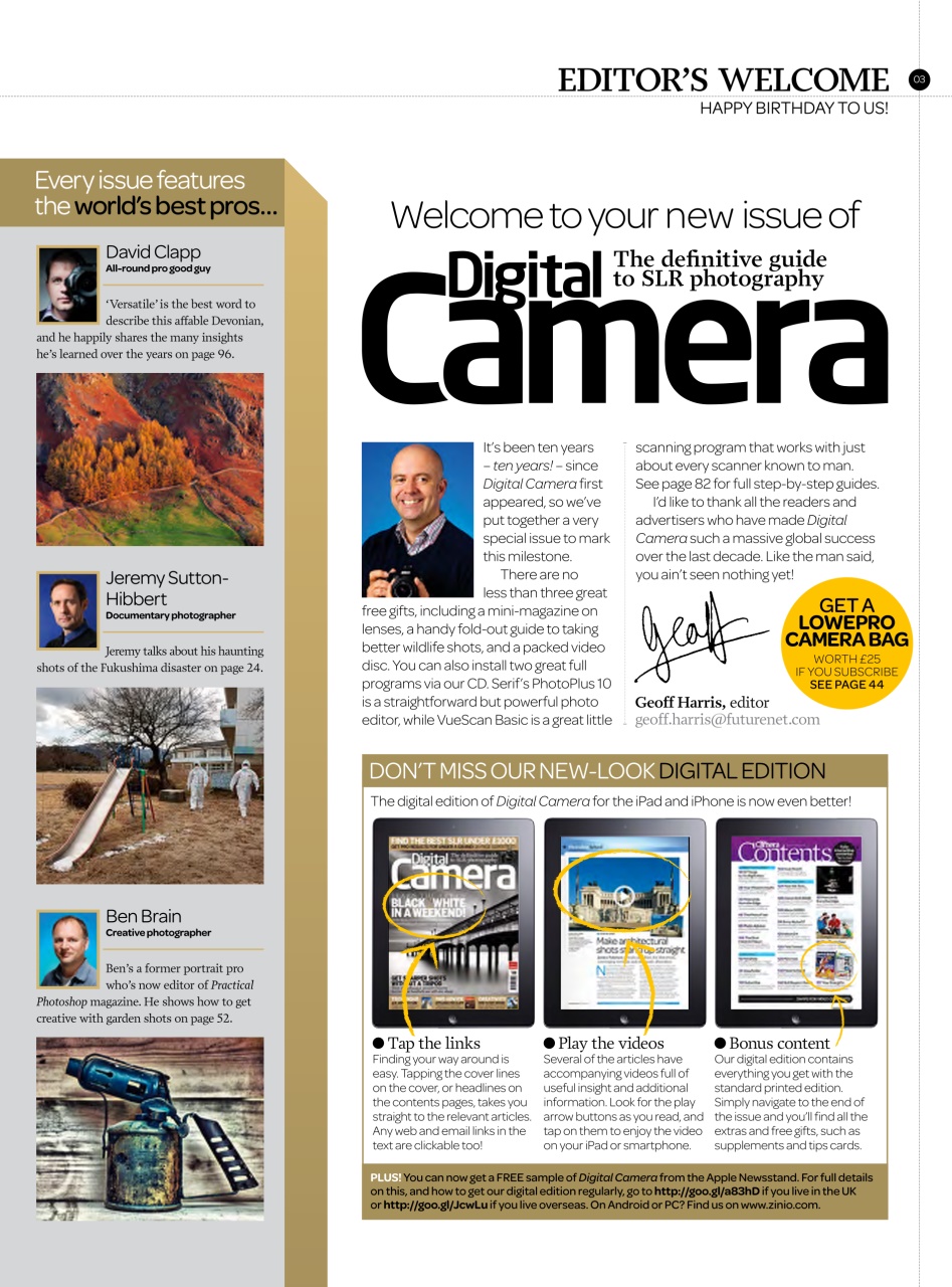 Digital Camera Magazine Preview Pages