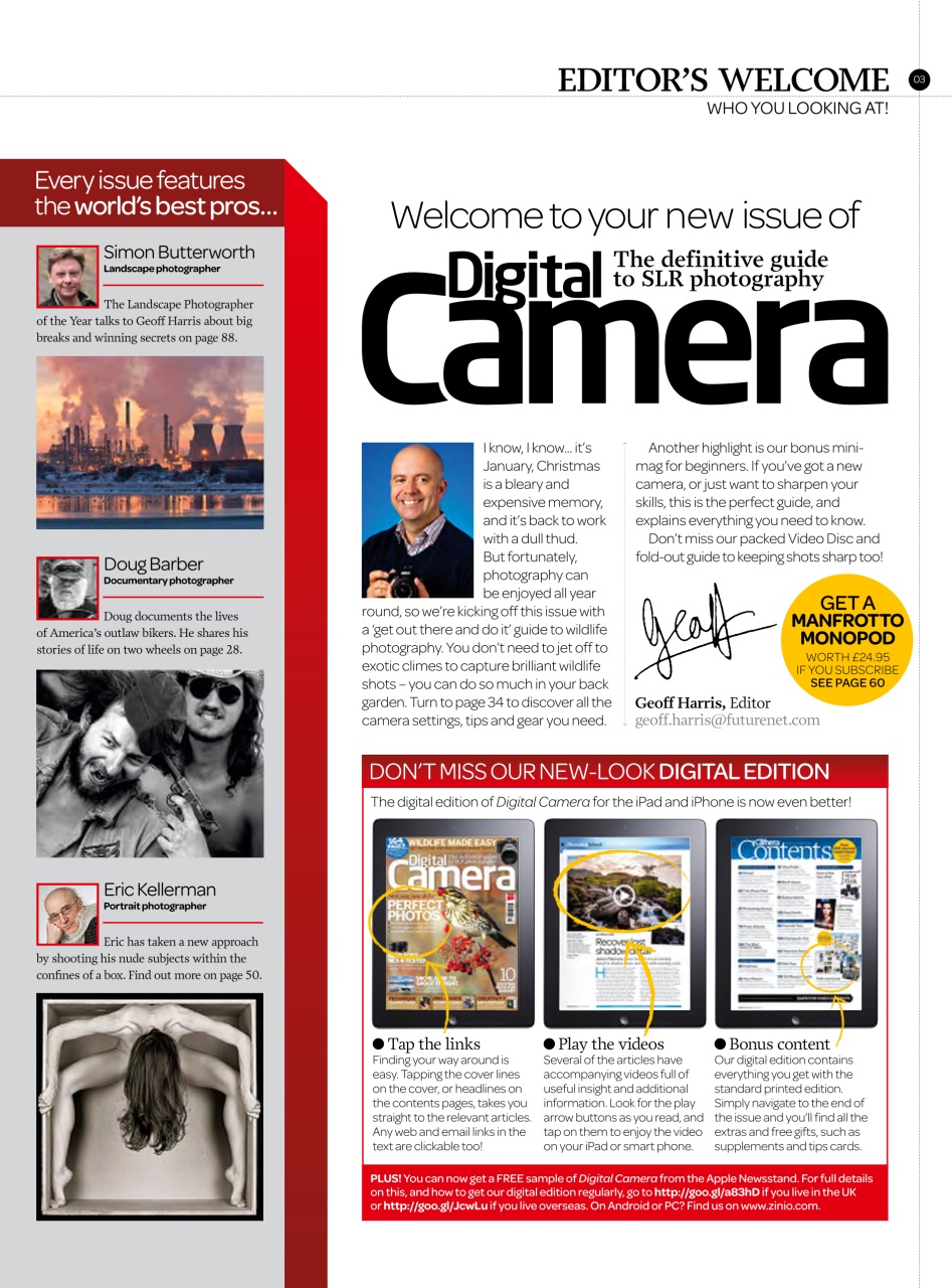 Digital Camera Magazine Preview Pages