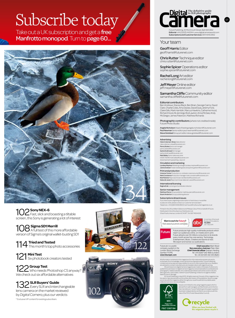 Digital Camera Magazine Preview Pages