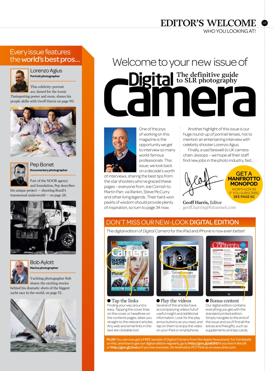 Digital Camera Magazine Preview Pages