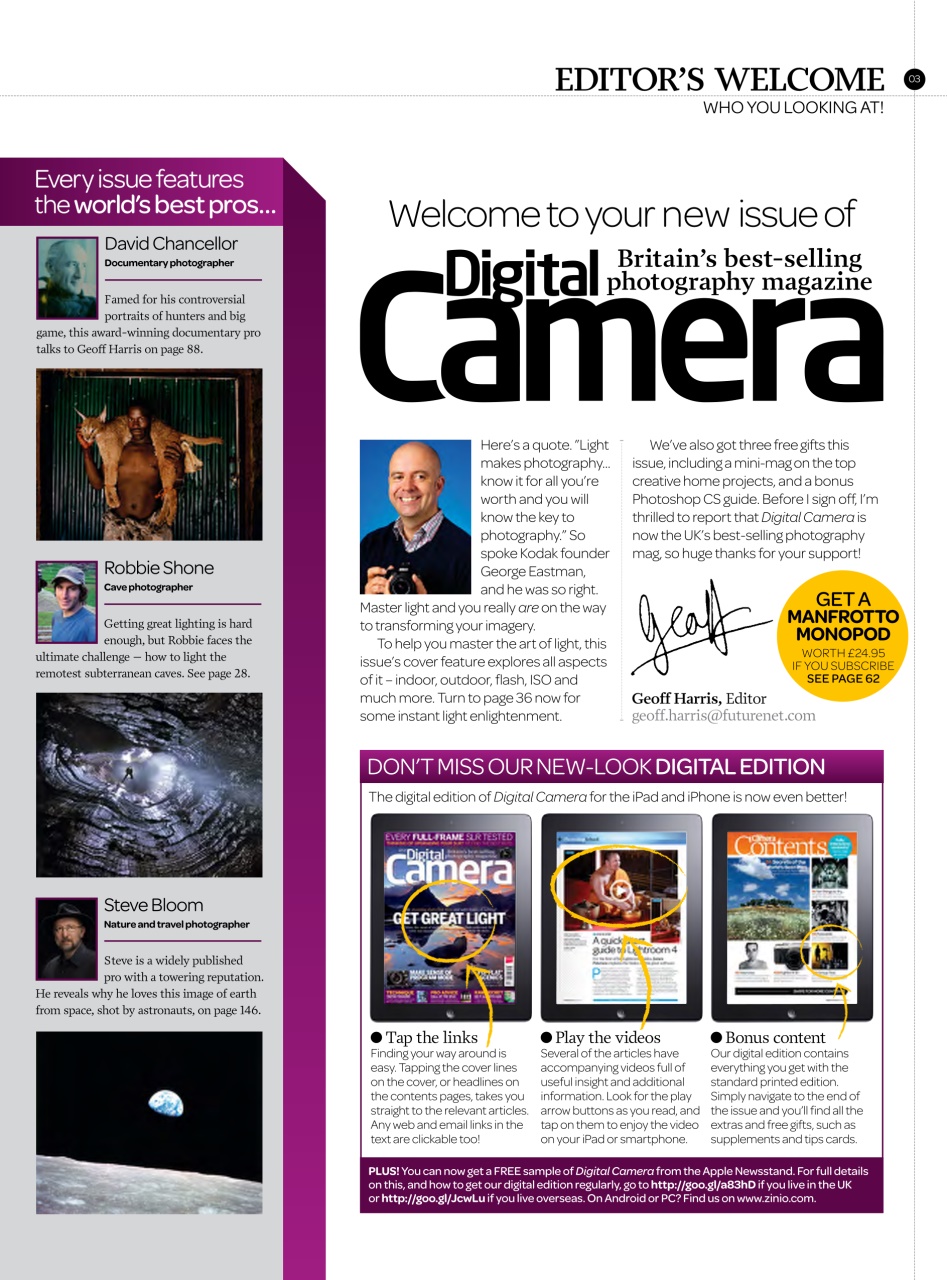 Digital Camera Magazine Preview Pages