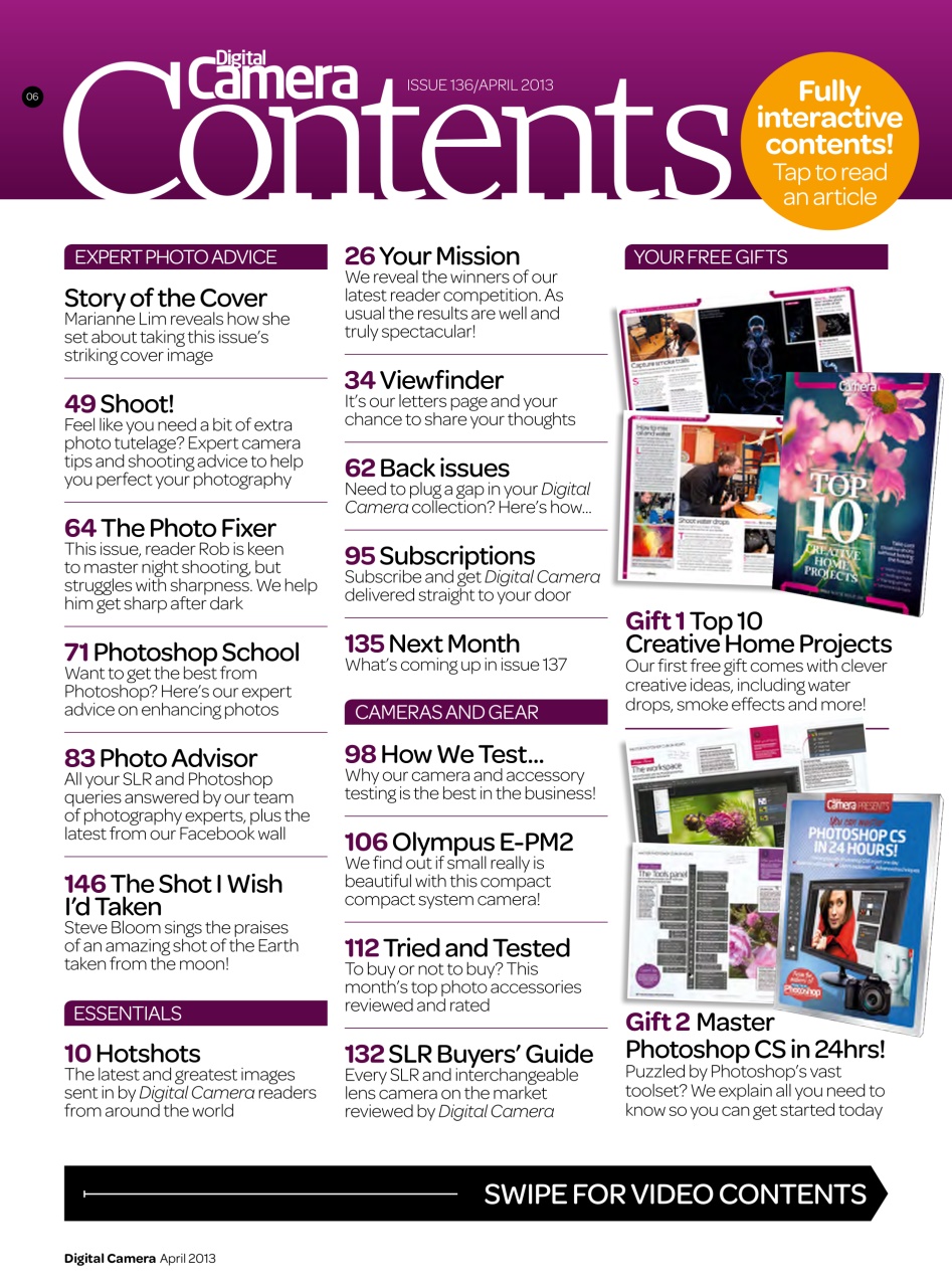 Digital Camera Magazine Preview Pages