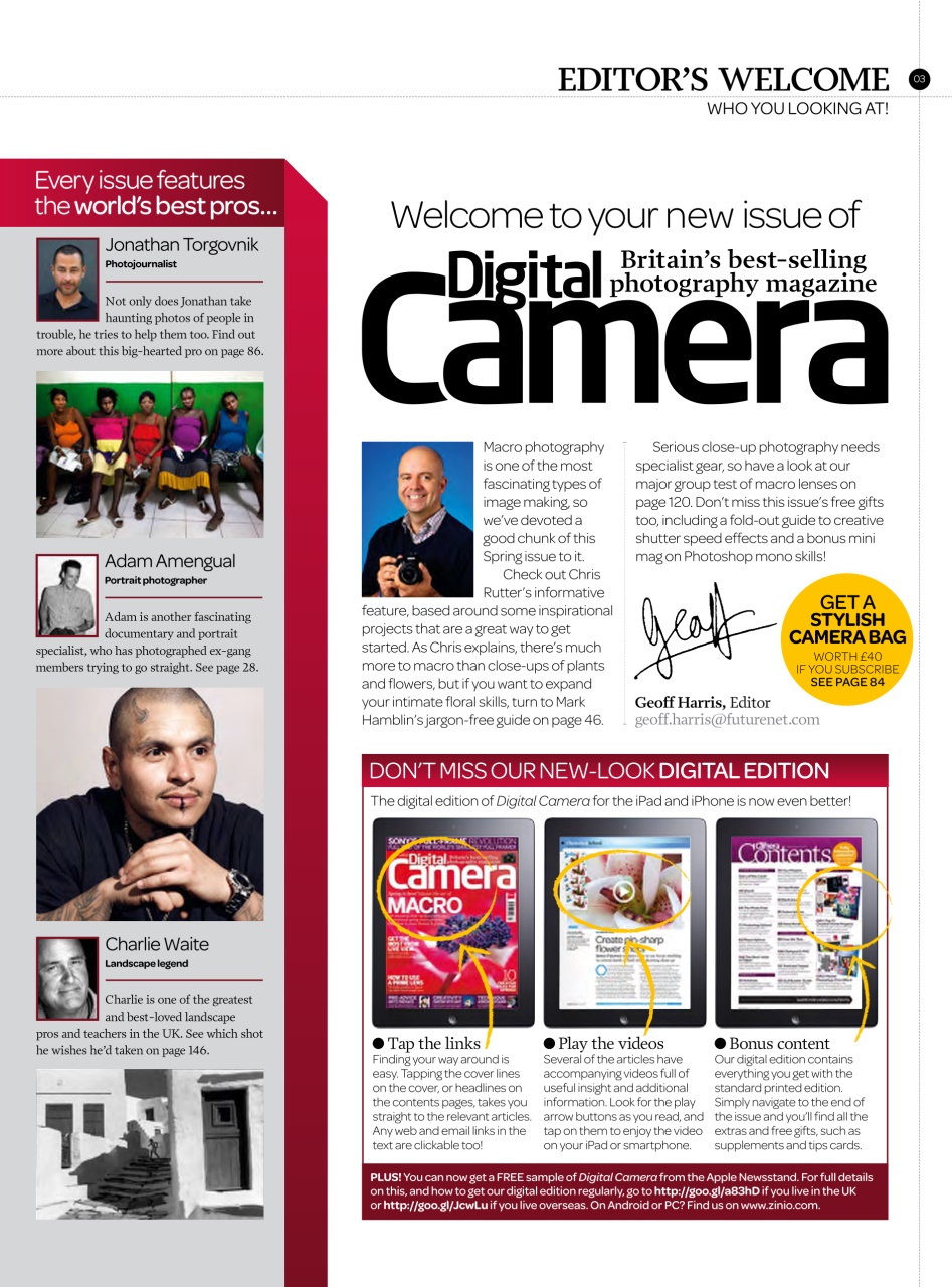 Digital Camera Magazine Preview Pages