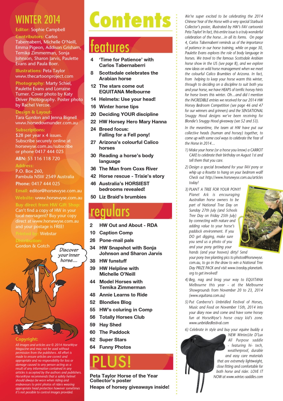HorseWyse Magazine Preview Pages