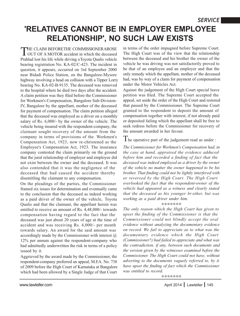 Lawteller – A Legal Awareness Magazine Preview Pages