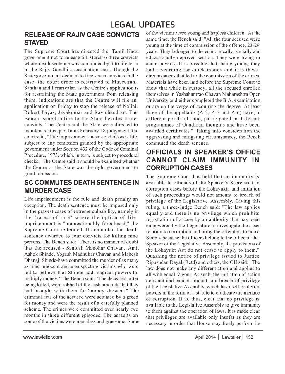 Lawteller – A Legal Awareness Magazine Preview Pages