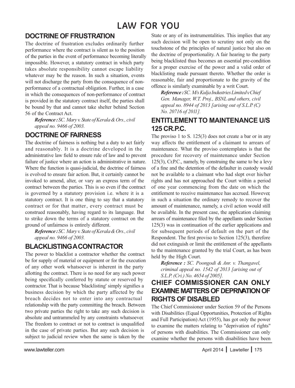 Lawteller – A Legal Awareness Magazine Preview Pages