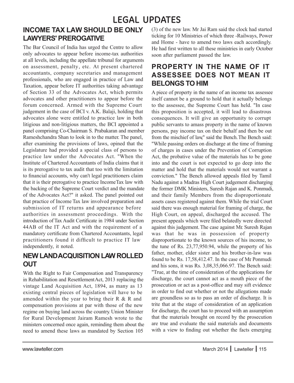 Lawteller – A Legal Awareness Magazine Preview Pages