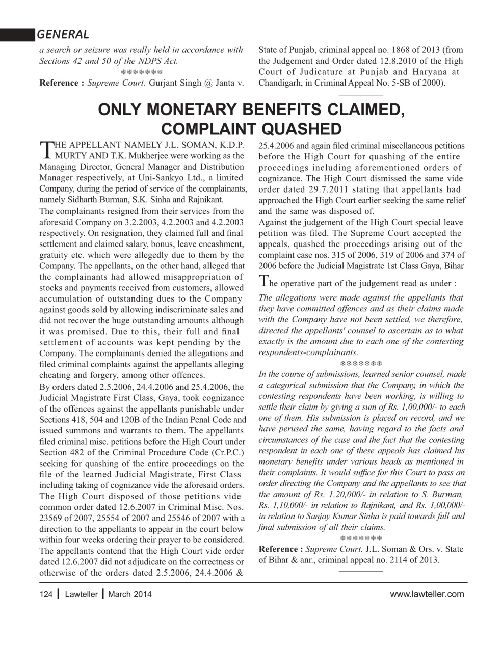 Lawteller – A Legal Awareness Magazine Preview Pages