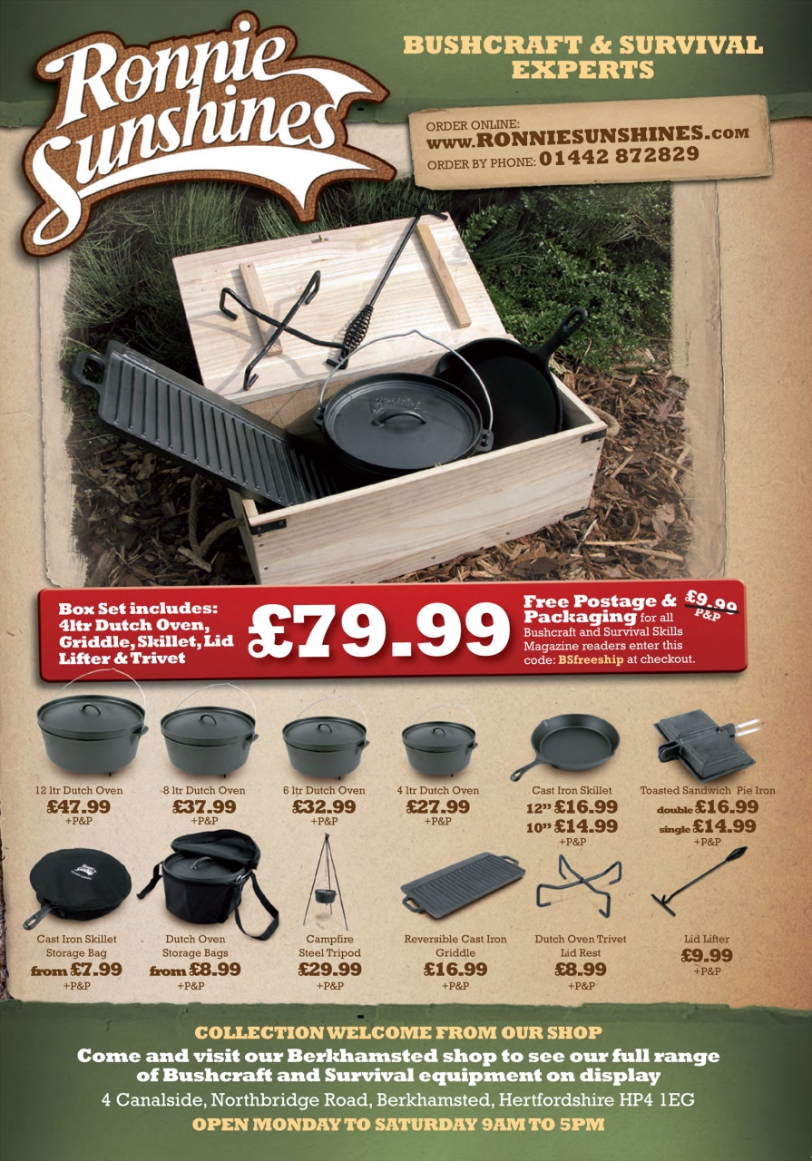 Bushcraft & Survival Skills Magazine Preview Pages