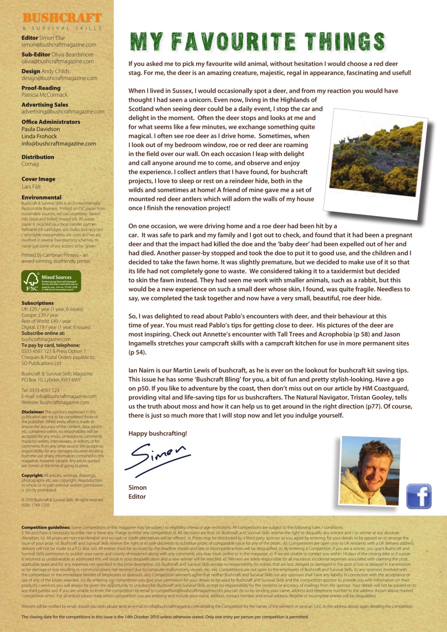 Bushcraft & Survival Skills Magazine Preview Pages