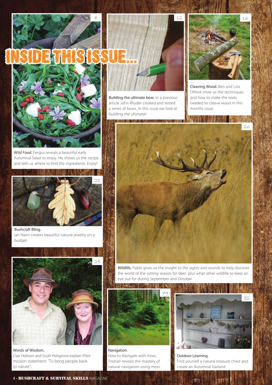 Bushcraft & Survival Skills Magazine Preview Pages