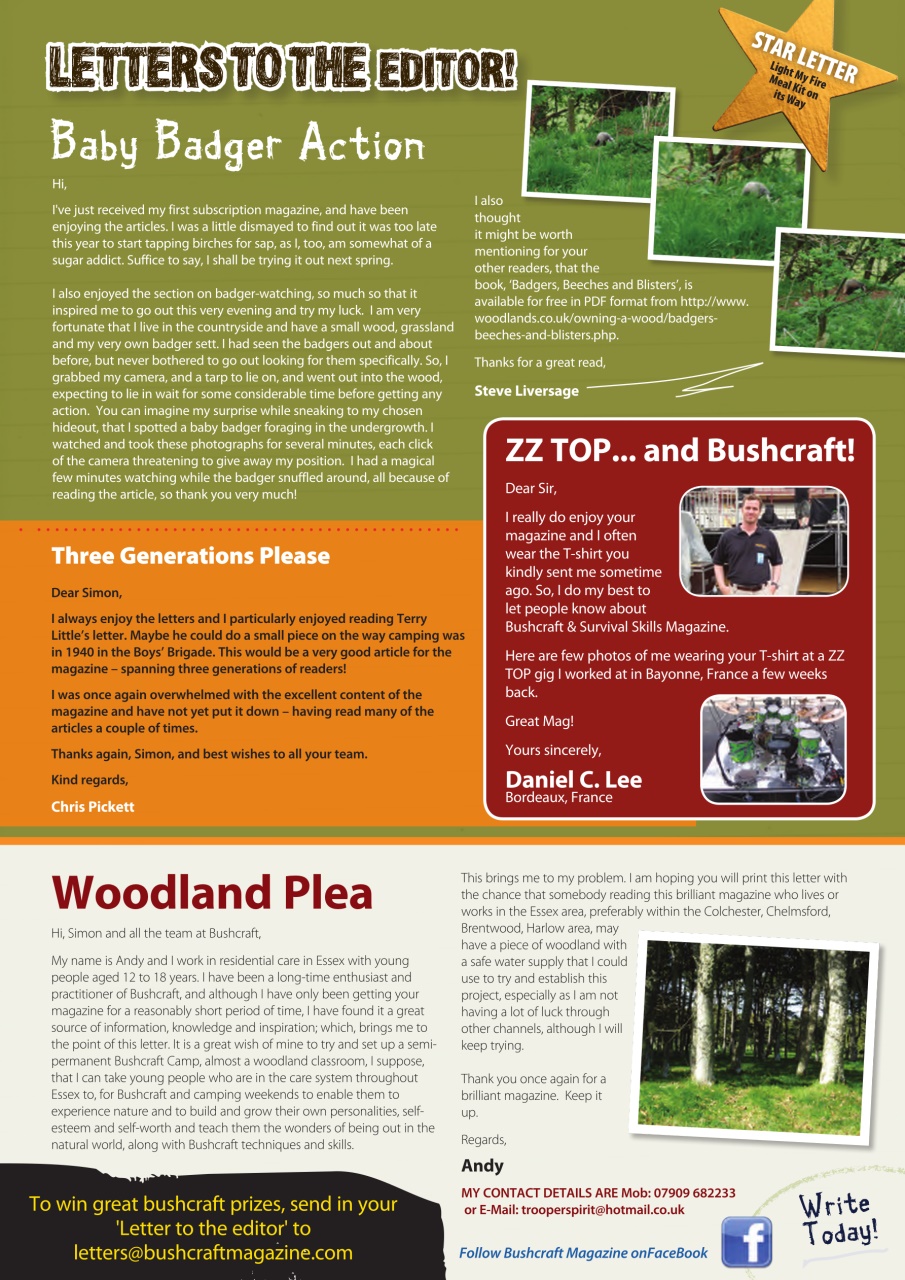 Bushcraft & Survival Skills Magazine Preview Pages