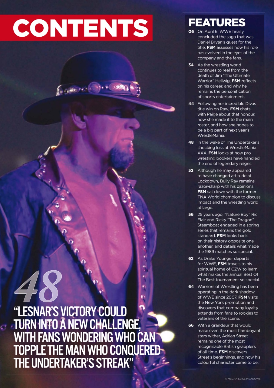 Wrestletalk Magazine Preview Pages