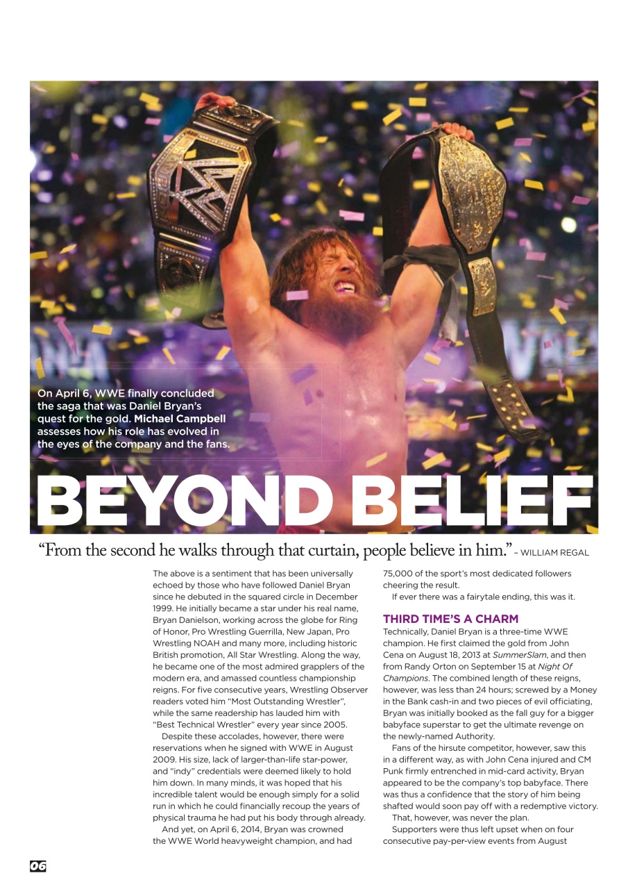 Wrestletalk Magazine Preview Pages