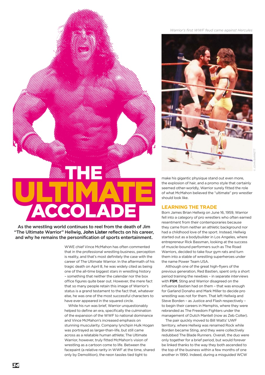 Wrestletalk Magazine Preview Pages