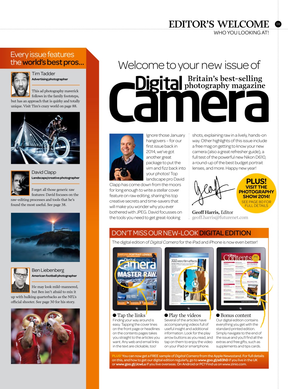 Digital Camera Magazine Preview Pages