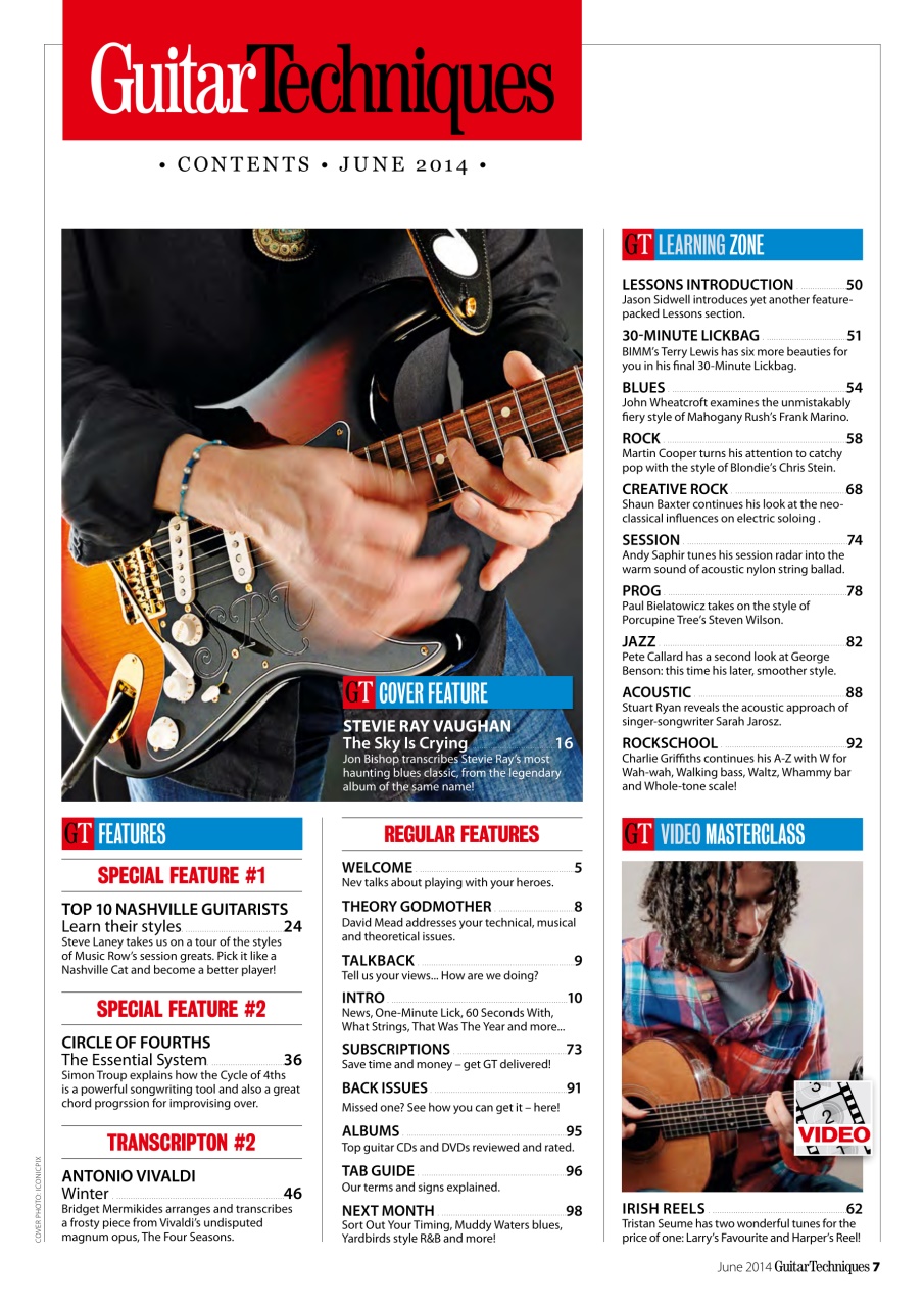 Guitar Techniques Preview Pages