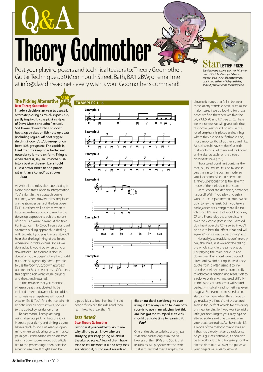 Guitar Techniques Preview Pages