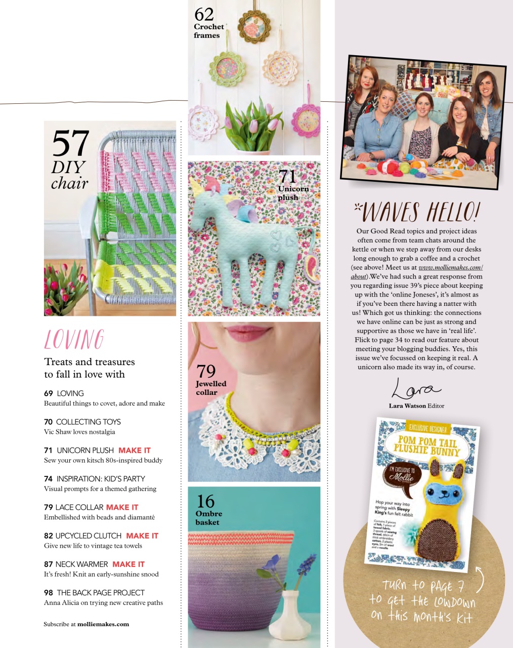 Mollie magazine Preview Pages