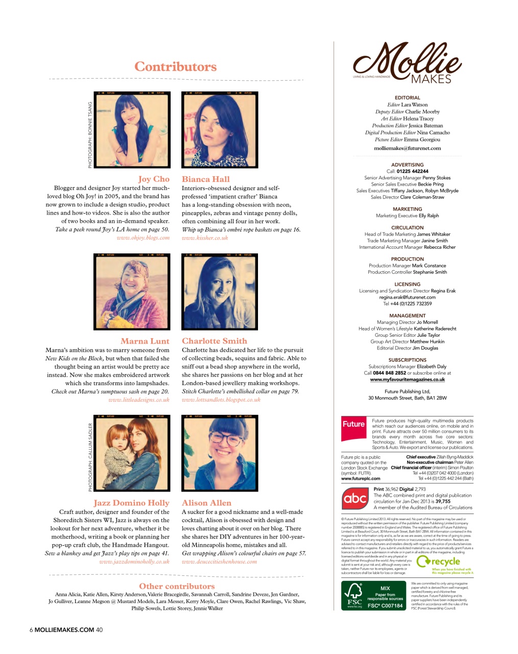 Mollie magazine Preview Pages