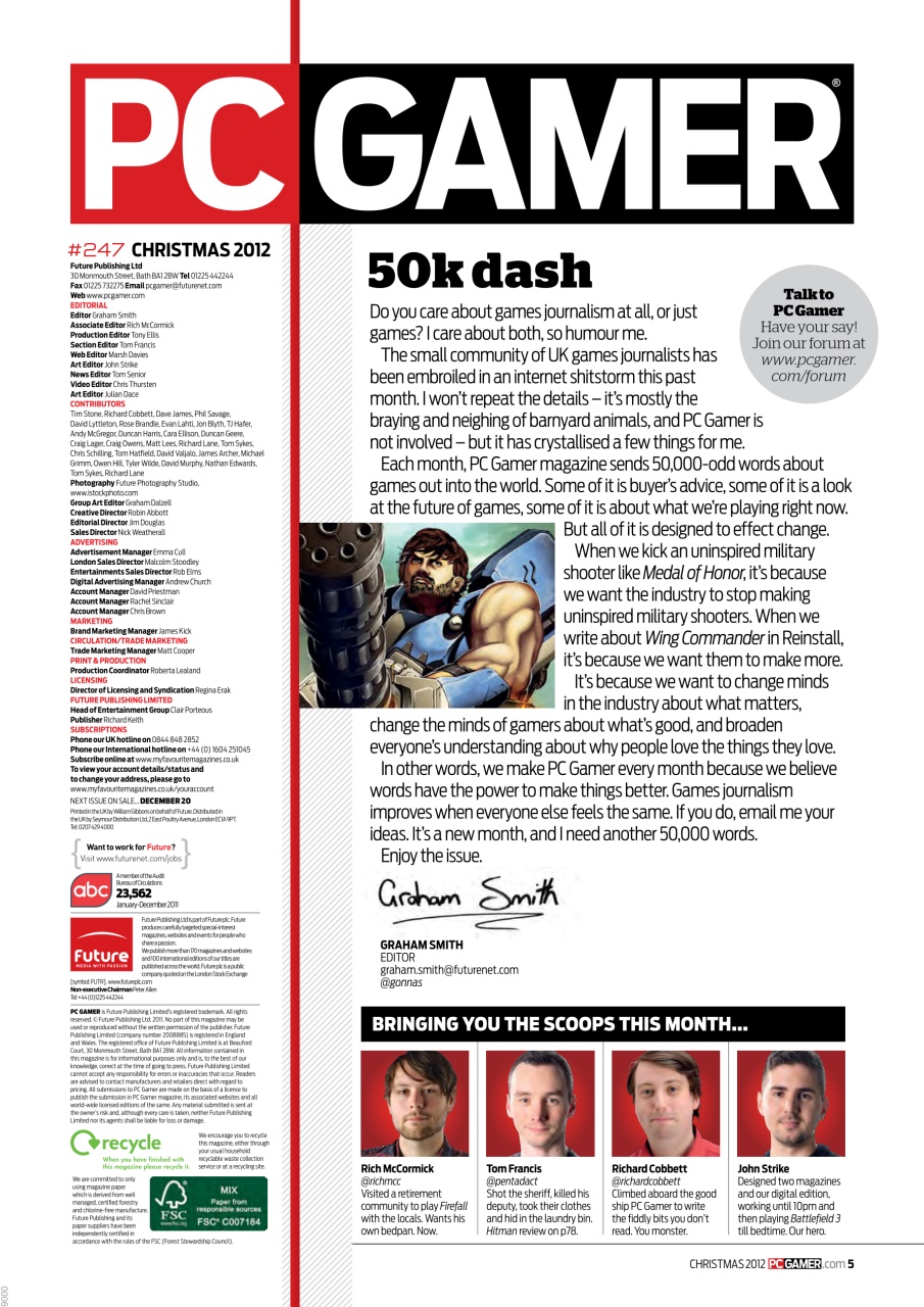 PC Gamer (UK Edition) Preview Pages