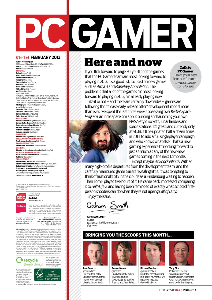 PC Gamer (UK Edition) Preview Pages