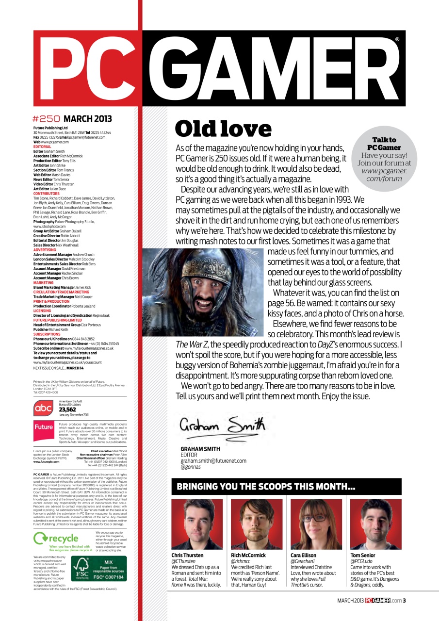 PC Gamer (UK Edition) Preview Pages