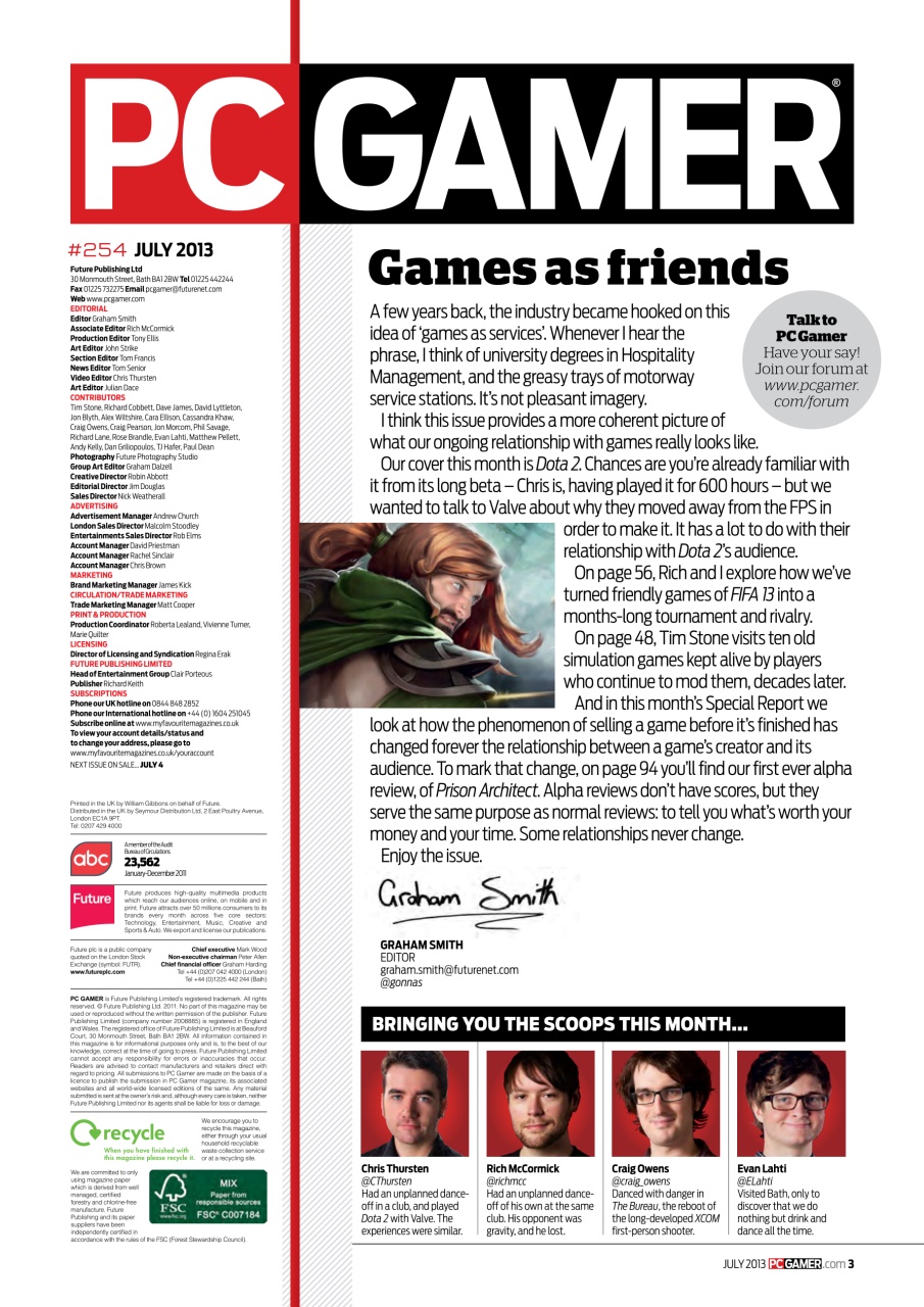 PC Gamer (UK Edition) Preview Pages