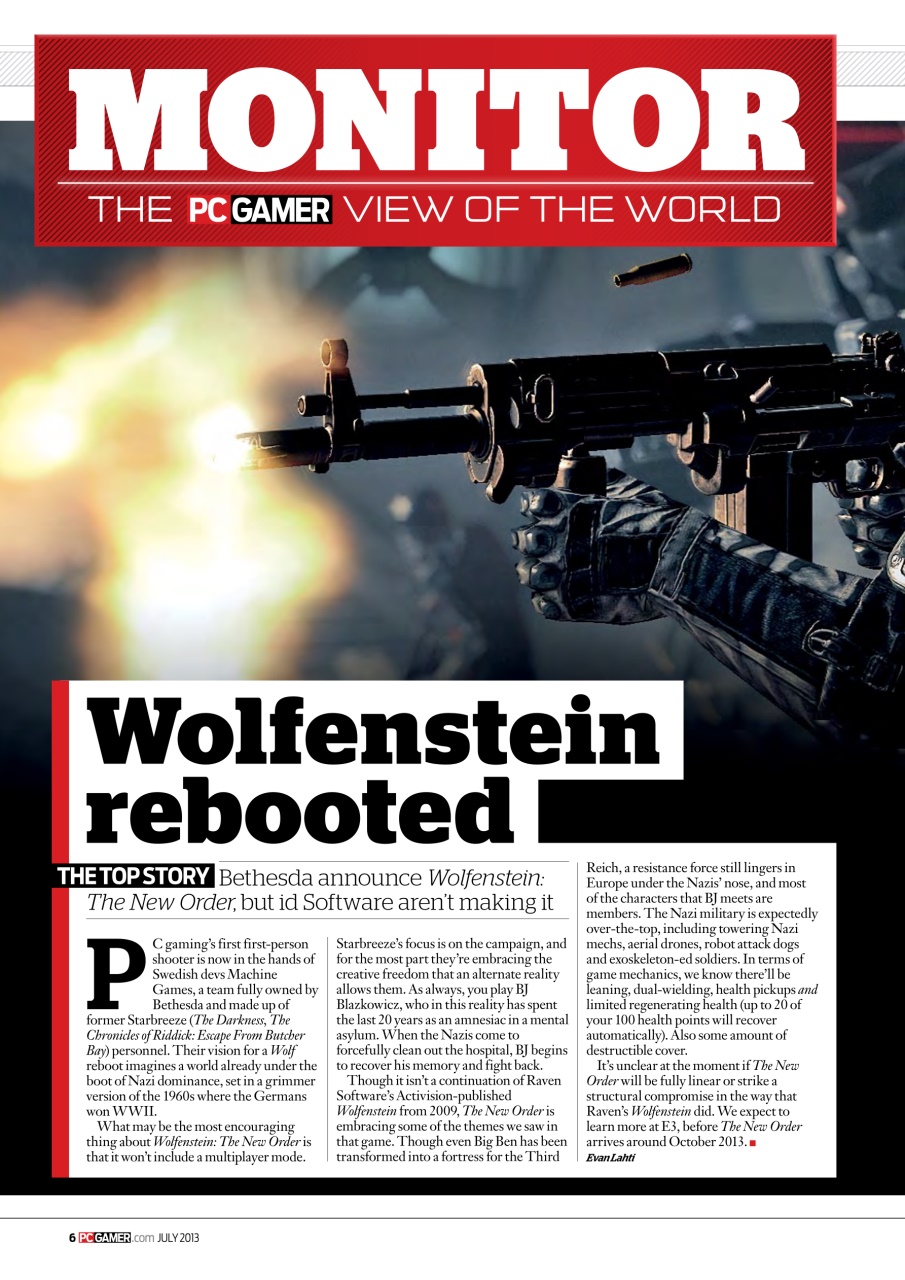 PC Gamer (UK Edition) Preview Pages