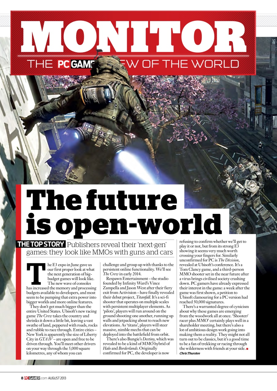PC Gamer (UK Edition) Preview Pages