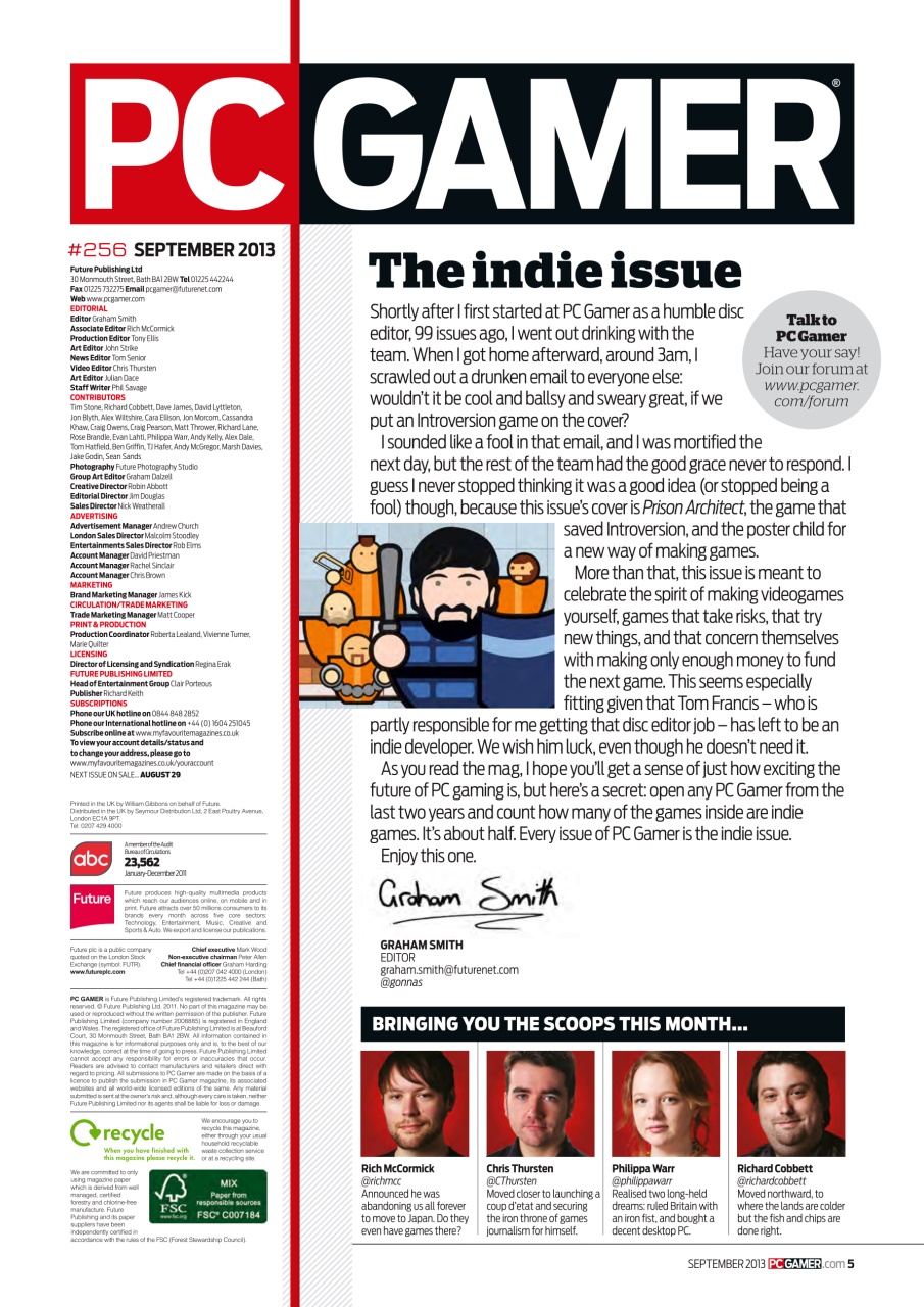 PC Gamer (UK Edition) Preview Pages