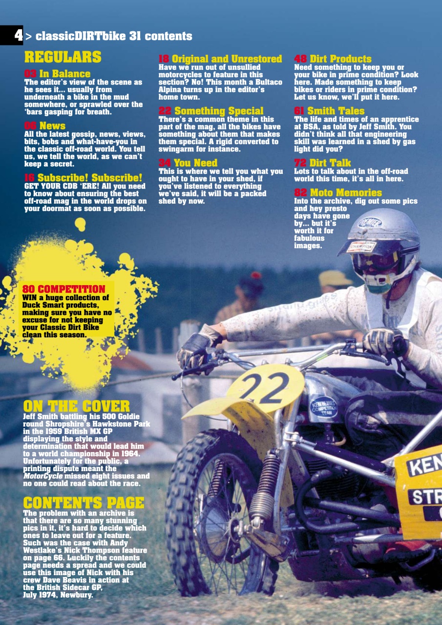Classic Dirt Bike Preview Pages