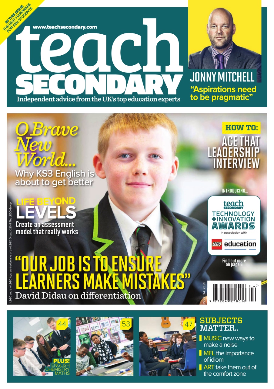 Teach Secondary Preview Pages