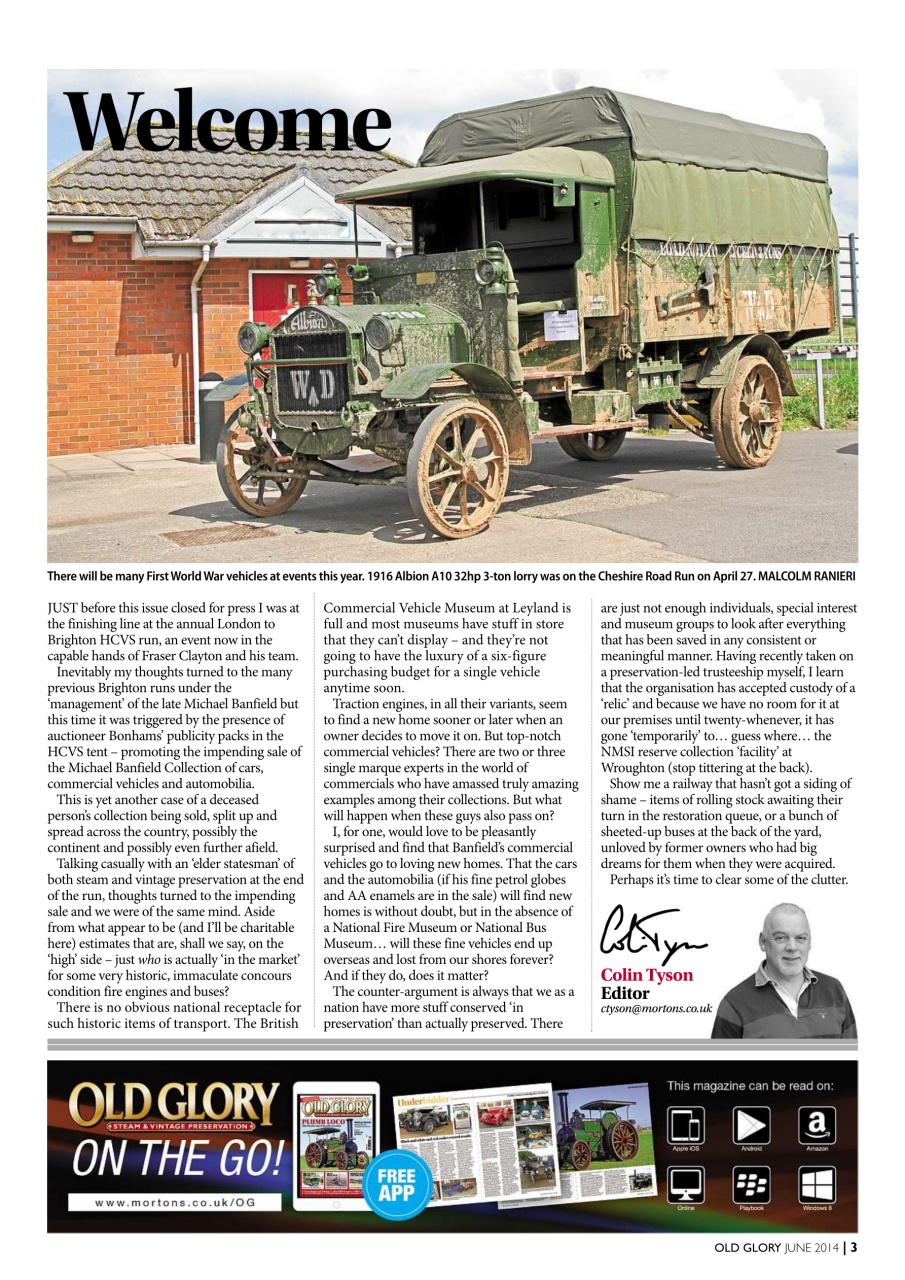 Old Glory Magazine Preview Pages